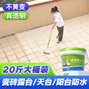 透明防水胶瓷砖外墙补漏胶水屋顶阳台免砸砖材料卫生间聚脲涂料