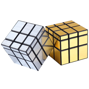 圣手三阶镜面魔方顺滑比赛专用成人学生专业比赛儿童益智玩具异形