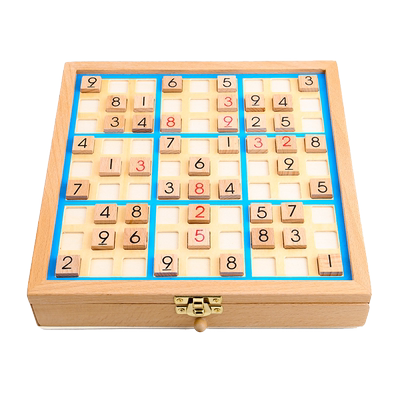 木质四合一数独游戏棋