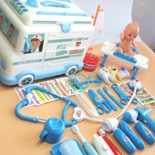 救护车小医生玩具套装 扮演男孩女孩打针儿童过家家仿真医疗箱护士