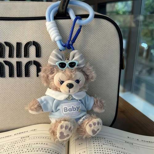 雪莉玫包包挂件毛绒公仔玩偶挂饰