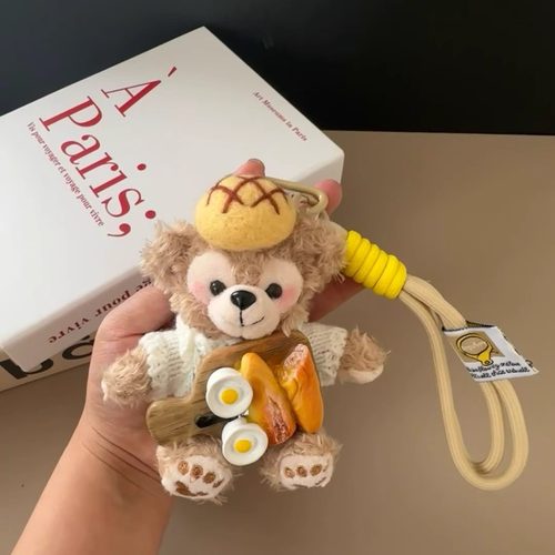 达菲熊挂件雪莉玫毛绒玩偶钥匙扣