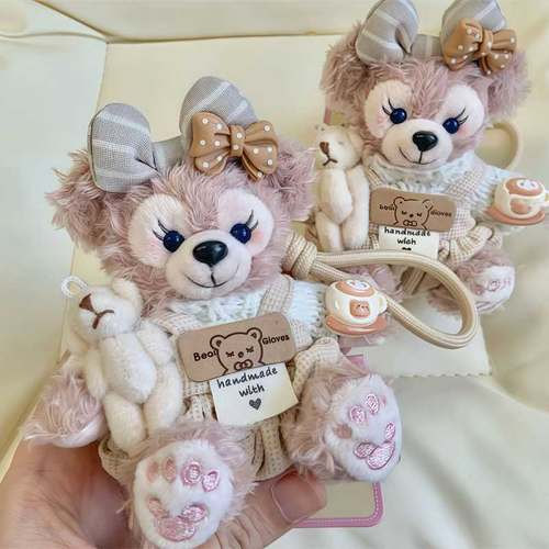 雪莉玫包包挂件毛绒公仔玩偶挂饰