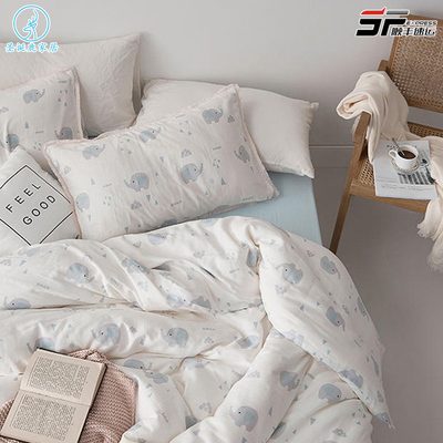 超柔儿童母婴幼儿全棉纱布四件套