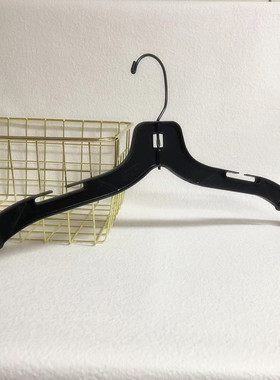 5400衣架黑色塑料衣挂外贸挂装衣撑子加厚加粗钩子可转动hangers