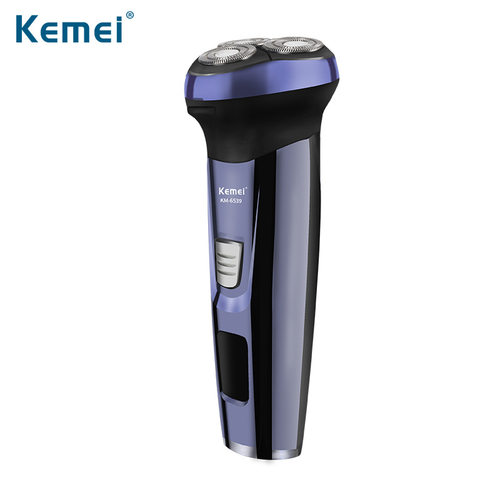 跨境科美KM-6539电动剃须刀多功能理发器三合一鼻毛器浮动式3刀头