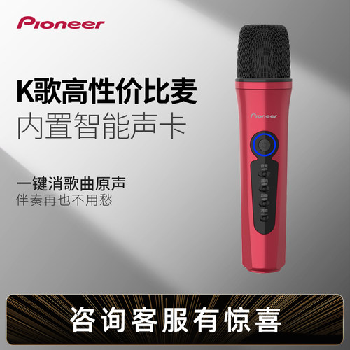 先锋LM10专业级K歌声卡话筒一体