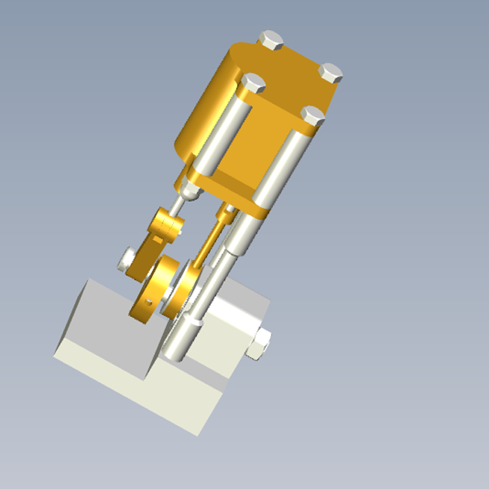 凸轮运动机构设计模型图01200613