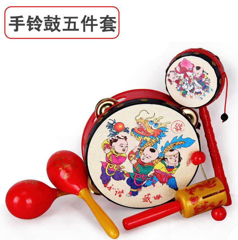 中国 鼔手柄一岁礼物听觉鲜七颜色九个月宝宝玩具艳听力八男宝神|msdalam kategori Toy/bayi/teka-teki/blok bangunan/model, kanak-kanak Bell/bermain kain/menyenangkan hati mainan, mainan kerincingan - dari Buy2taobao.com untuk memberikan perkhidmatan ejen Taobao profesional membeli