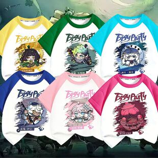 蛋仔派对联名短袖T恤男夏逃出惊魂夜艾琳佩姬雷蒙德周边百搭衣服