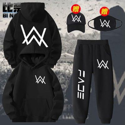 艾伦沃克卫衣儿童连帽嘉