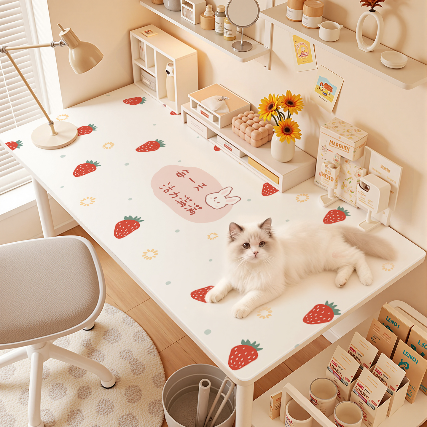 小猫也能用！高颜值加热鼠标垫