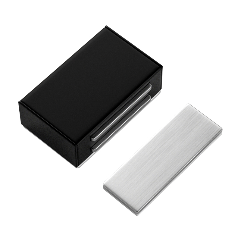 柜门磁吸免打孔门吸强磁强力超薄磁铁磁条衣柜门吸合器不锈钢磁碰