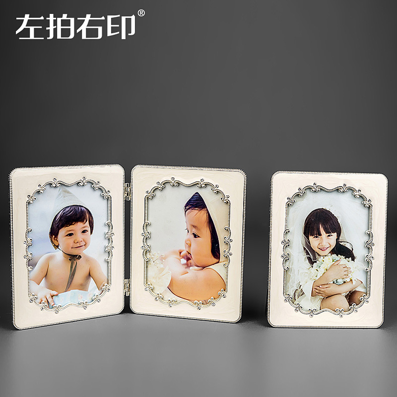 欧式简约现代创意5寸相框摆台影楼婚纱照宝宝可爱双框组合照片框在类目 节庆用品/礼品, 创意礼品, 相框中 - 来自Buy2taobao.com提供专业的淘宝代购服务