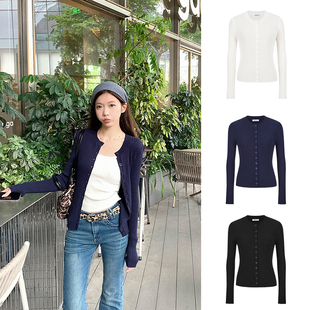 MosesQueen魔西女王新款 外套吊带上衣 韩系chic别致穿搭针织开衫