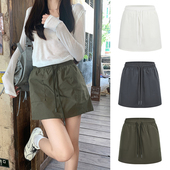 运动风松紧腰裙裤 MosesQueen魔西女王美式 新款 半身裙女夏季 工装
