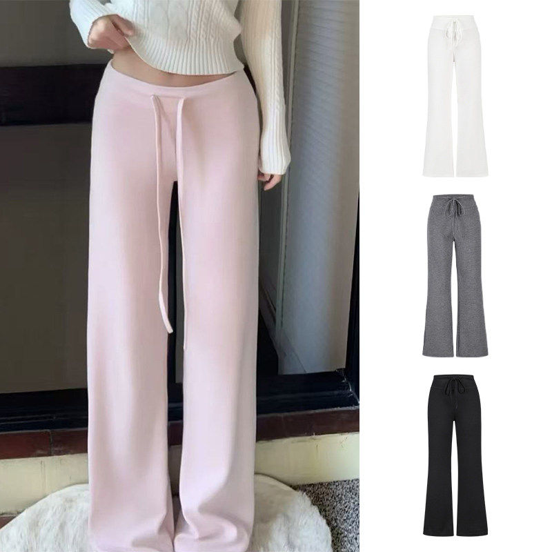 MosesQueen魔西女王加绒运动休闲卫裤女秋冬高腰香蕉阔腿拖地长裤,女装/女士精品,休闲裤,淘宝优惠券,粉丝福利购,淘宝优惠卷