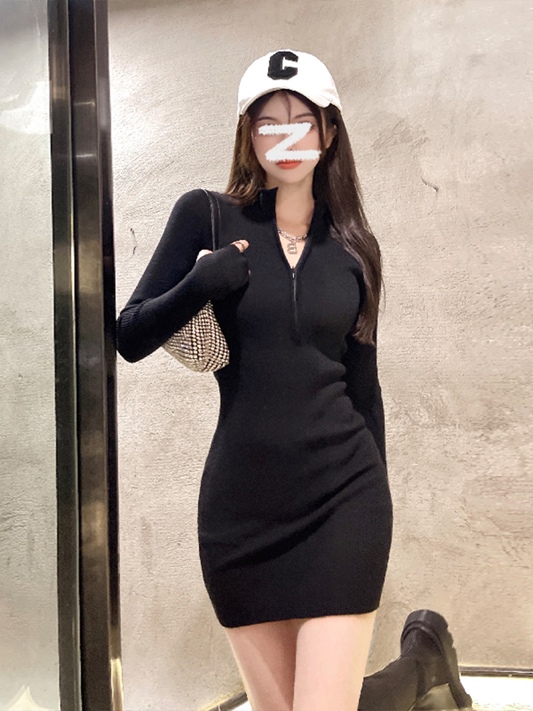 长裙收腰显瘦性感辣妹新款有弹力