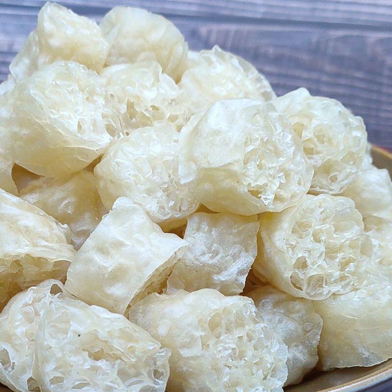 面藕干货面筋面藕圈凉拌菜山东特产网红面藕白面筋素藕沾串麻辣拌