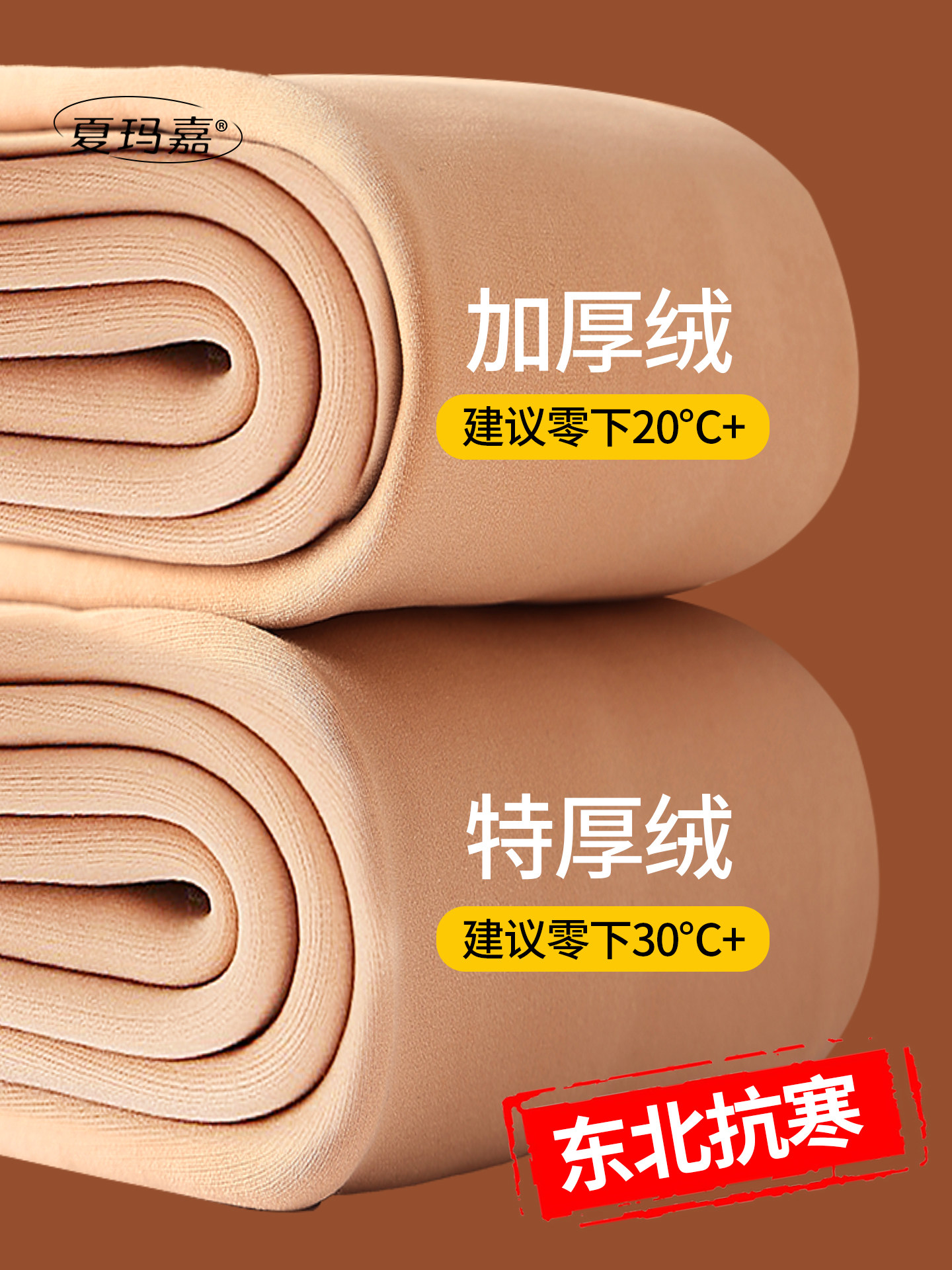 肉色加绒加厚胖mm大码打底裤女秋冬季可外穿光腿神器裸感东北棉裤