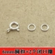 Колечки для украшений и бижутерии, 6mm, 1 шт, 2 шт