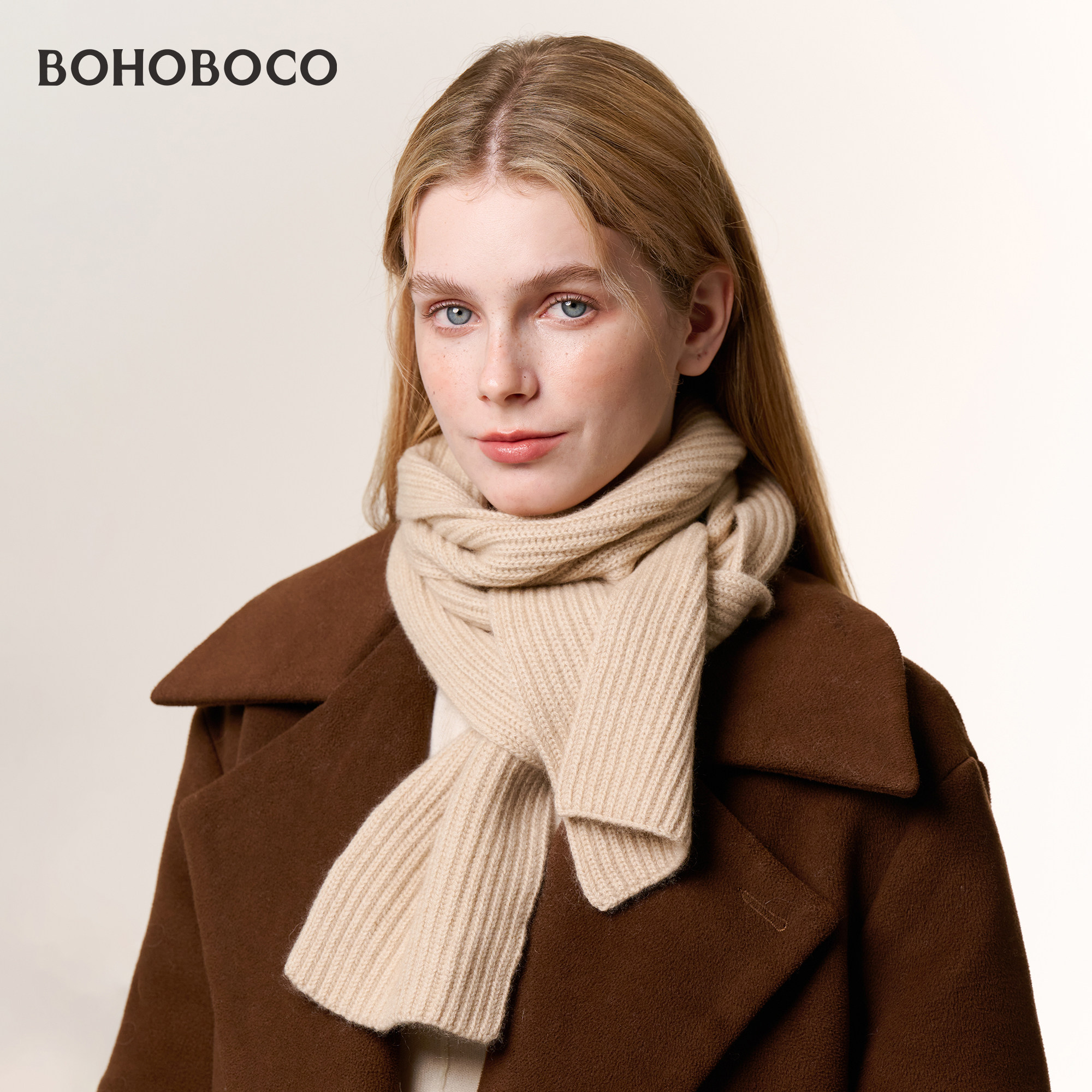 100%纯山羊绒围巾礼盒装