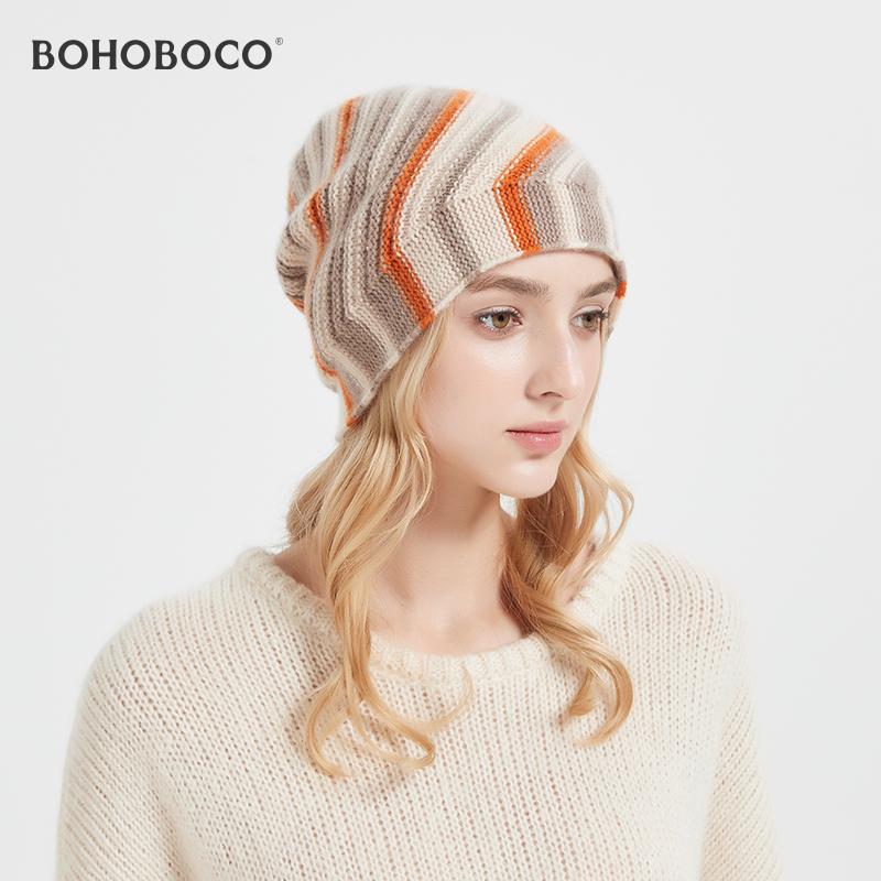 山羊绒帽子女冬季保暖可爱