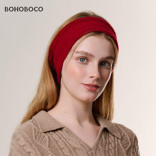 100%山羊绒发带薄款日常外戴束发