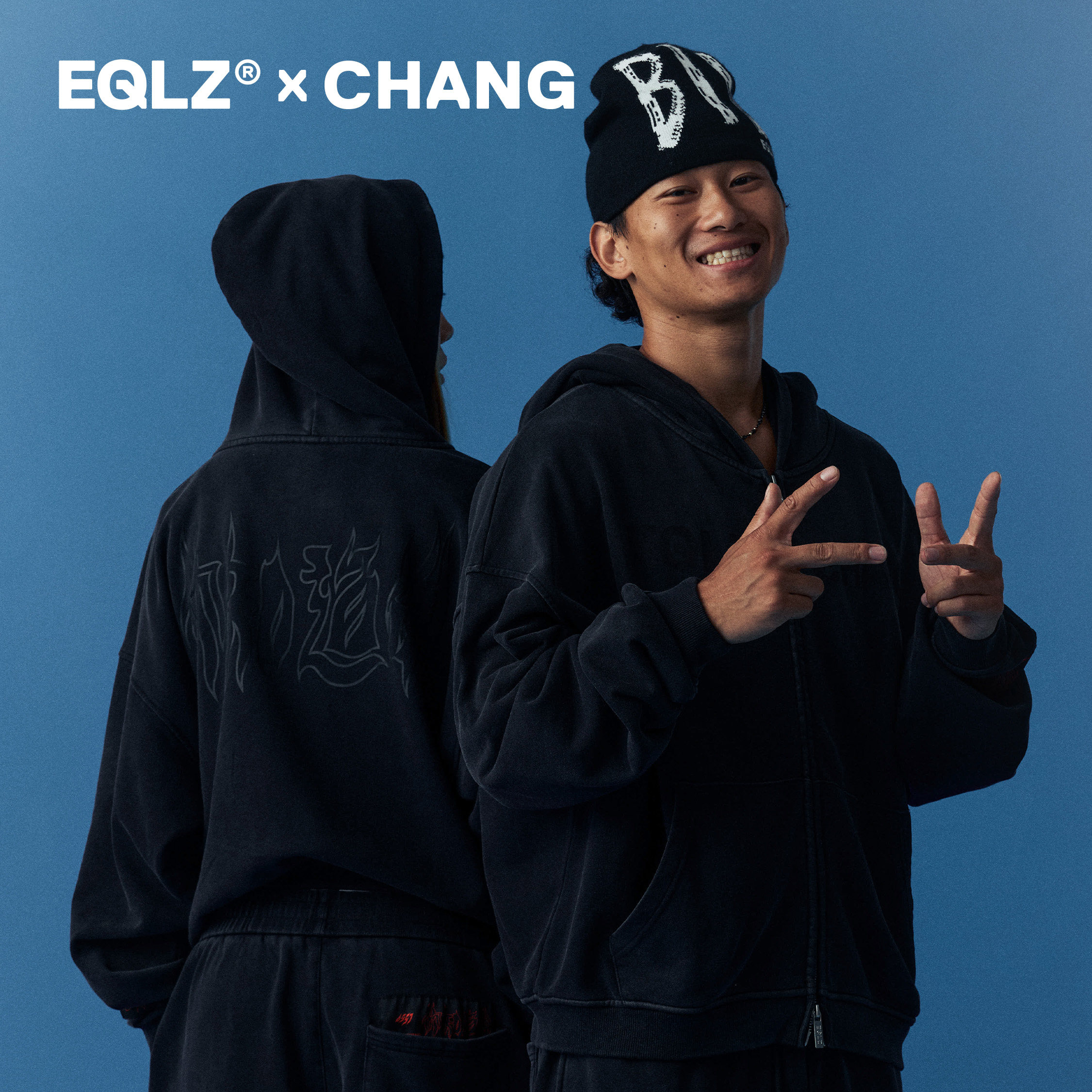 EQLZ×CHANG联名拉链卫衣
