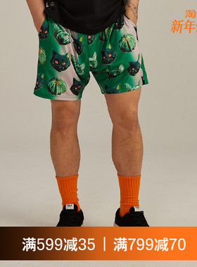 EQLZ义阔官方EQUALIZER美式复古风短裤篮球五分裤男休闲无中生有