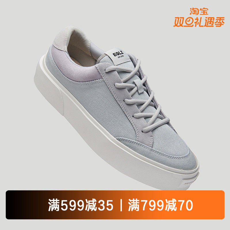 eqlz低帮错版帆布鞋无中生有