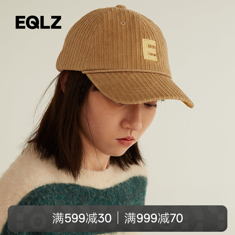 eqlzlogo鸭舌帽子男女情侣