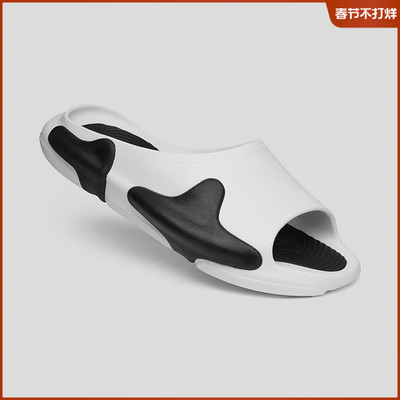 EQLZ白黑拖鞋OASIS轻便舒适运动