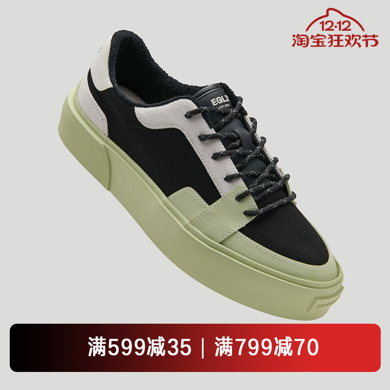 EQLZ义阔FAULT 25低帮男款休闲错版板鞋情侣运动鞋