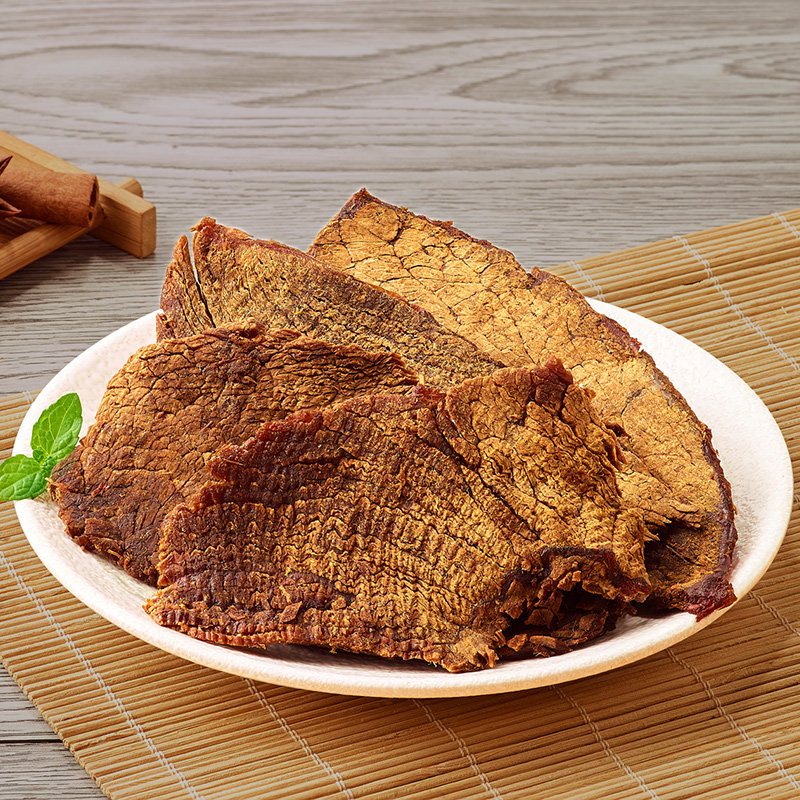 小梅的零食 五香味牛肉片45g*2袋手撕牛肉干熟食肉脯休闲风味食品