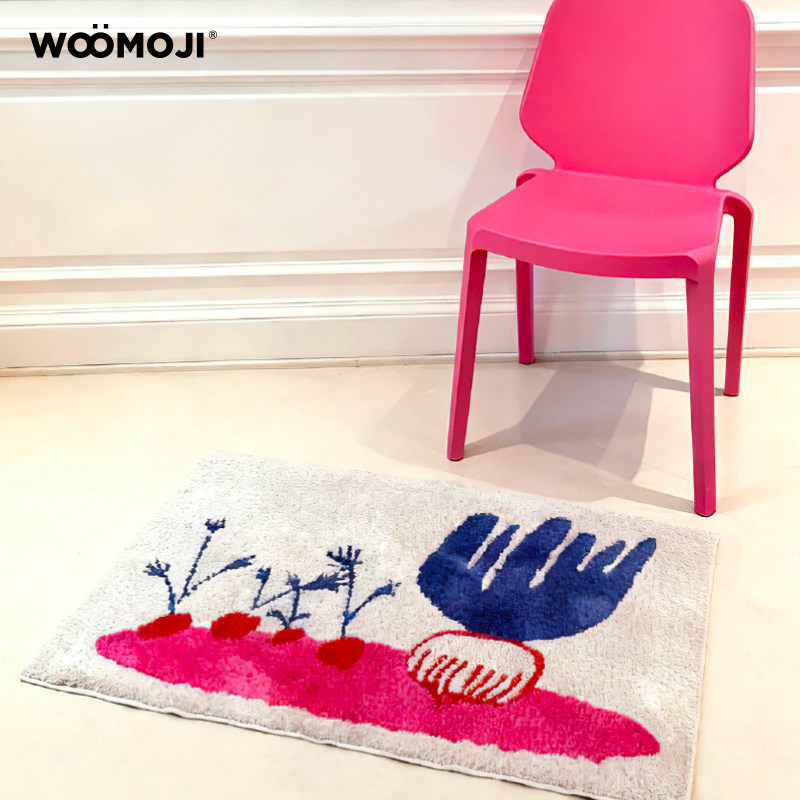 WOOMOJIxMoMo【Routine-冥想食盘】客厅沙发卧室床边地毯