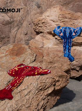 WOOMOJI原创设计龙虾地毯客厅卧室床边入户脚垫艺术地垫ins风