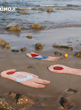 WOOMOJI艺术家夏媛媛联名插画客厅卧室地毯子床边地毯垫新款ins风