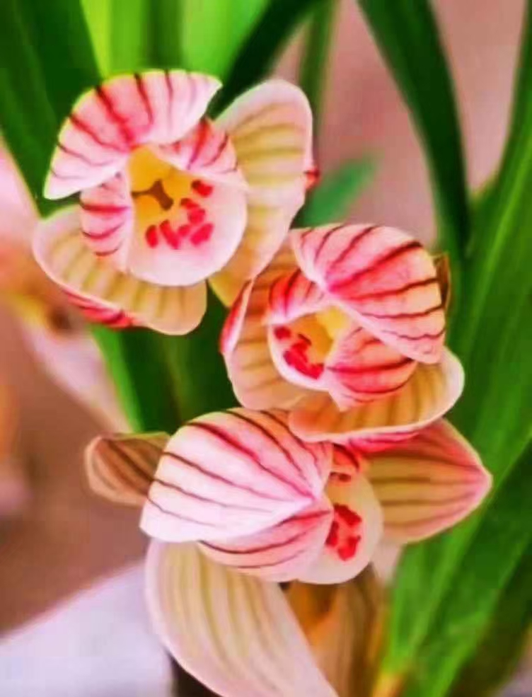 当年开花名品兰花苗 莲瓣兰知青粉荷 浓香阳台客厅绿植花卉