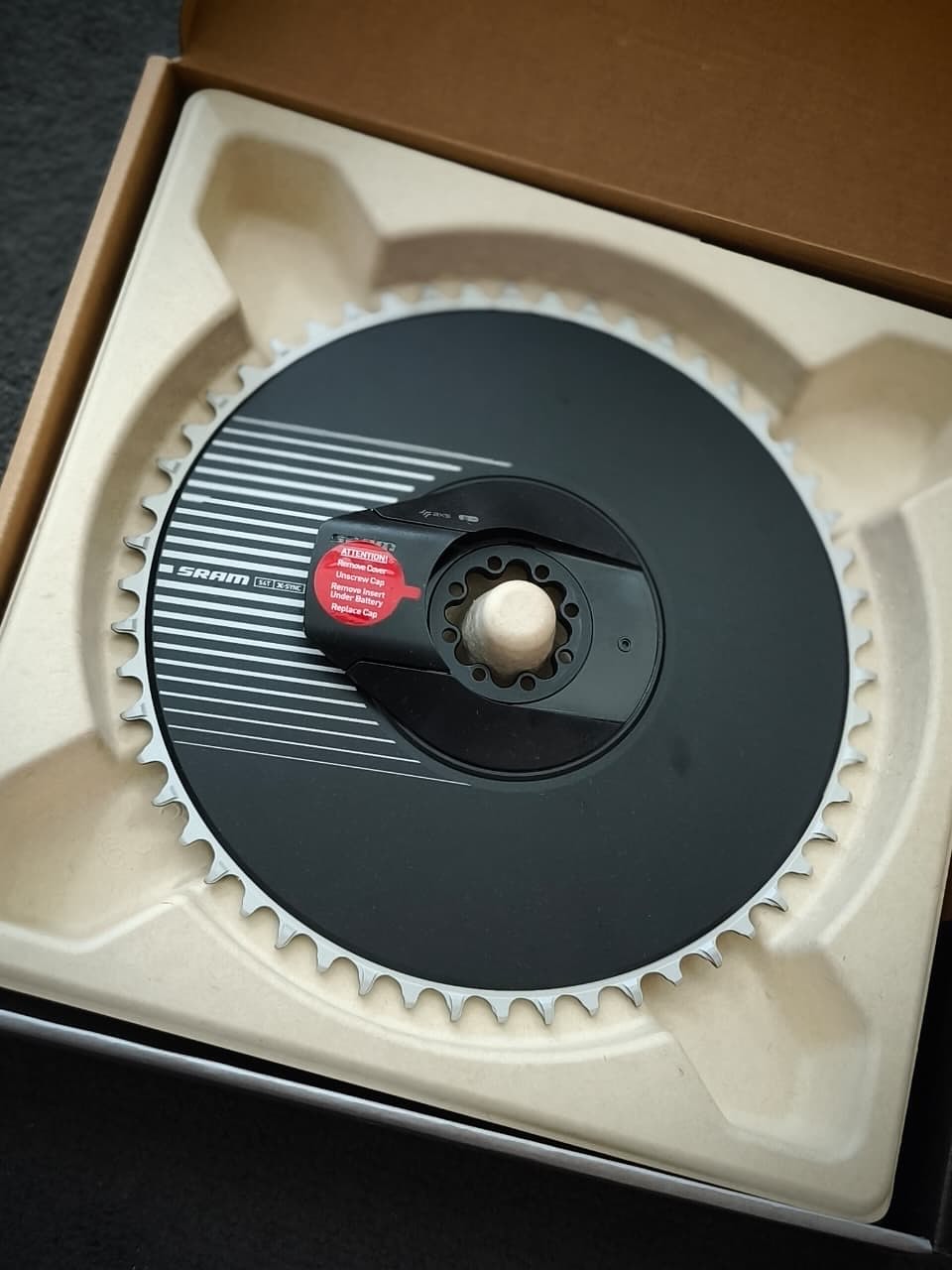 新款盒装SRAM RED AXS E1 DUB气动封闭功率单盘牙盘组两年质保图片