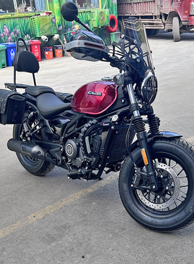 适用春风250CLC快拆边包帆布包带锁尾包驮包CF250-12皮革包改装