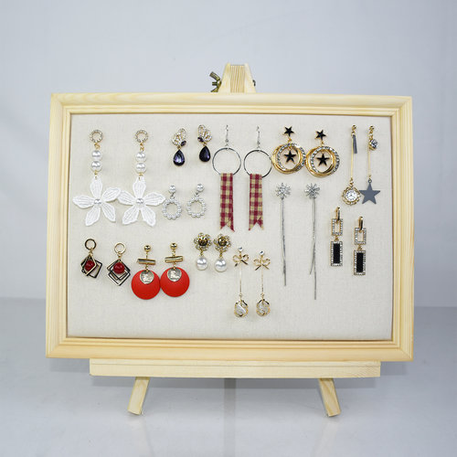 实木项链展示板相框挂墙耳饰摆摊