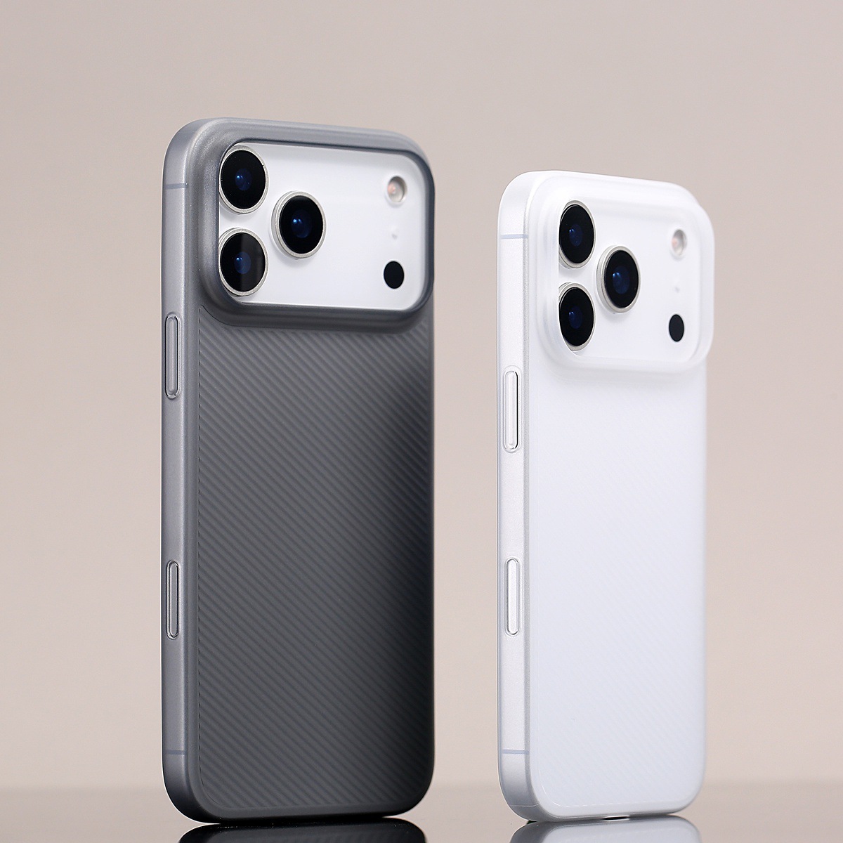 波纹适用苹果17手机壳iPhone17promax超薄半透明磨砂PP壳全包iPhone17pro防摔air男女17简约promax高级感外壳