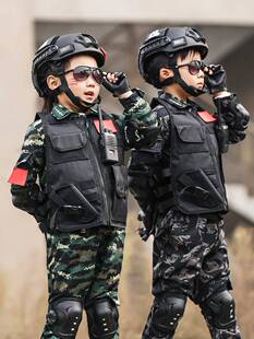 儿童迷彩服特种兵套装男童礼物学生军训冬令营作训装元旦表演服