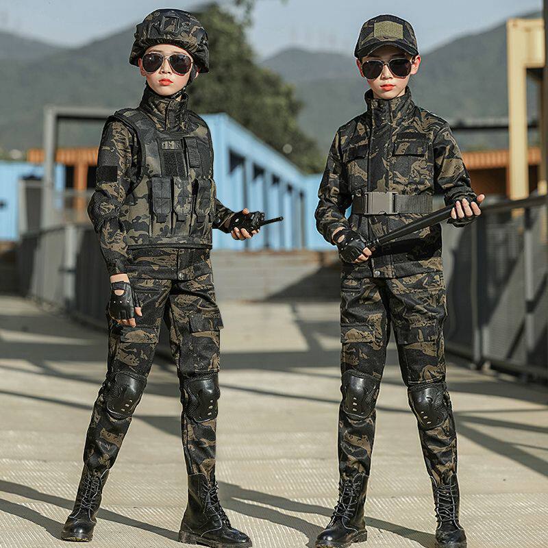 儿童迷彩服套装特种兵中小学生训练营男女童军训服夏令营户外拓展