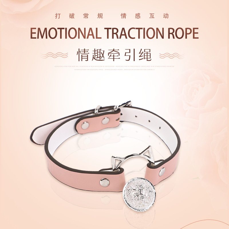 铃铛项链女牵引绳颈带链子颈圈