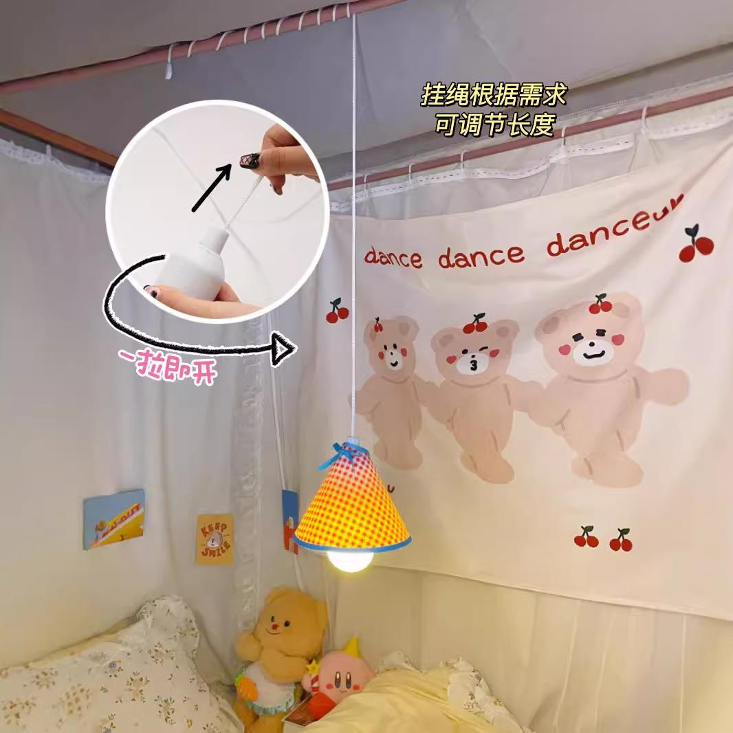 壁挂灯宿舍床头悬挂小夜灯家用卧室睡眠吊灯创意多功能装饰小台灯