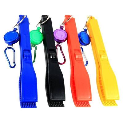 日本进口钓鱼夹抓鱼钳抓鱼器控鱼器取鱼器夹鱼器防滑鱼夹子塑料夹