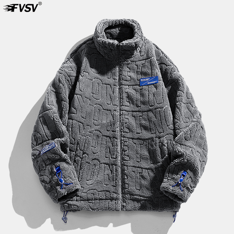 2023新款日系复古潮牌棉服上衣