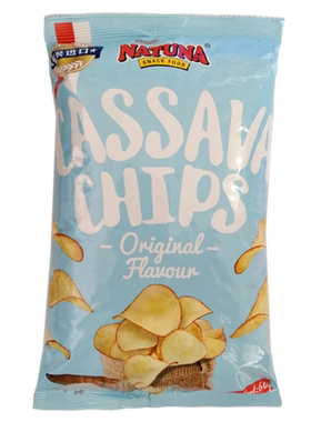 NATUNA Indonesia imported original cassava chips 60g/bag